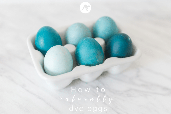 naturally dyed easter eggs
