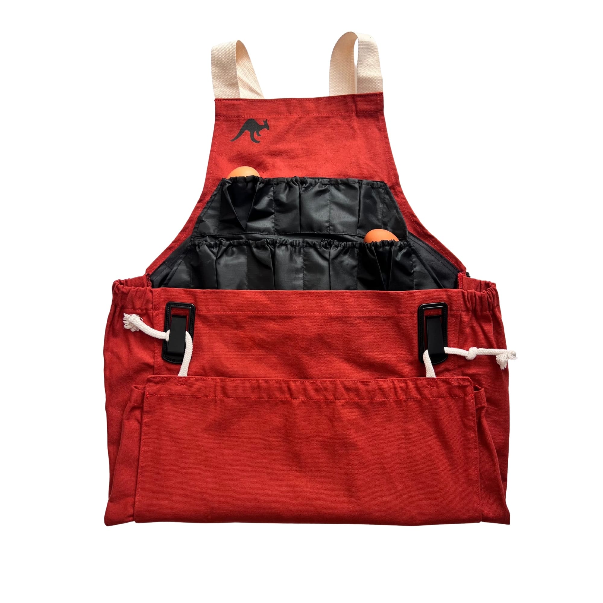 roo egg collecting apron